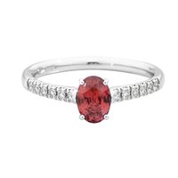 Anello Recarlo Donna Anniversary Gems in Oro bianco Rubino 0.81 Ct R79SP218/RB-14 - R79SP218/RB-14